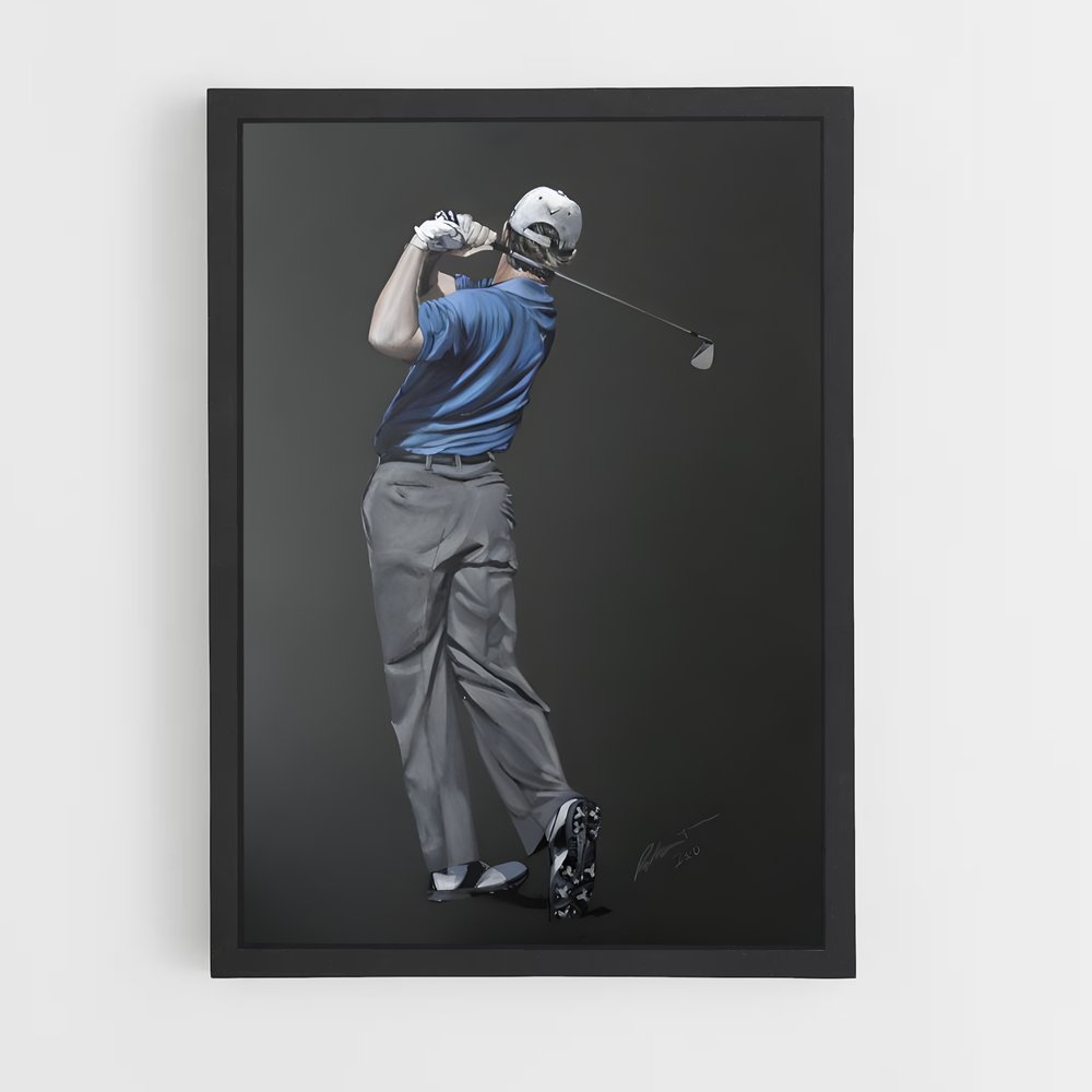 Poster Swing Elegance – affiche Golf (vue 2)